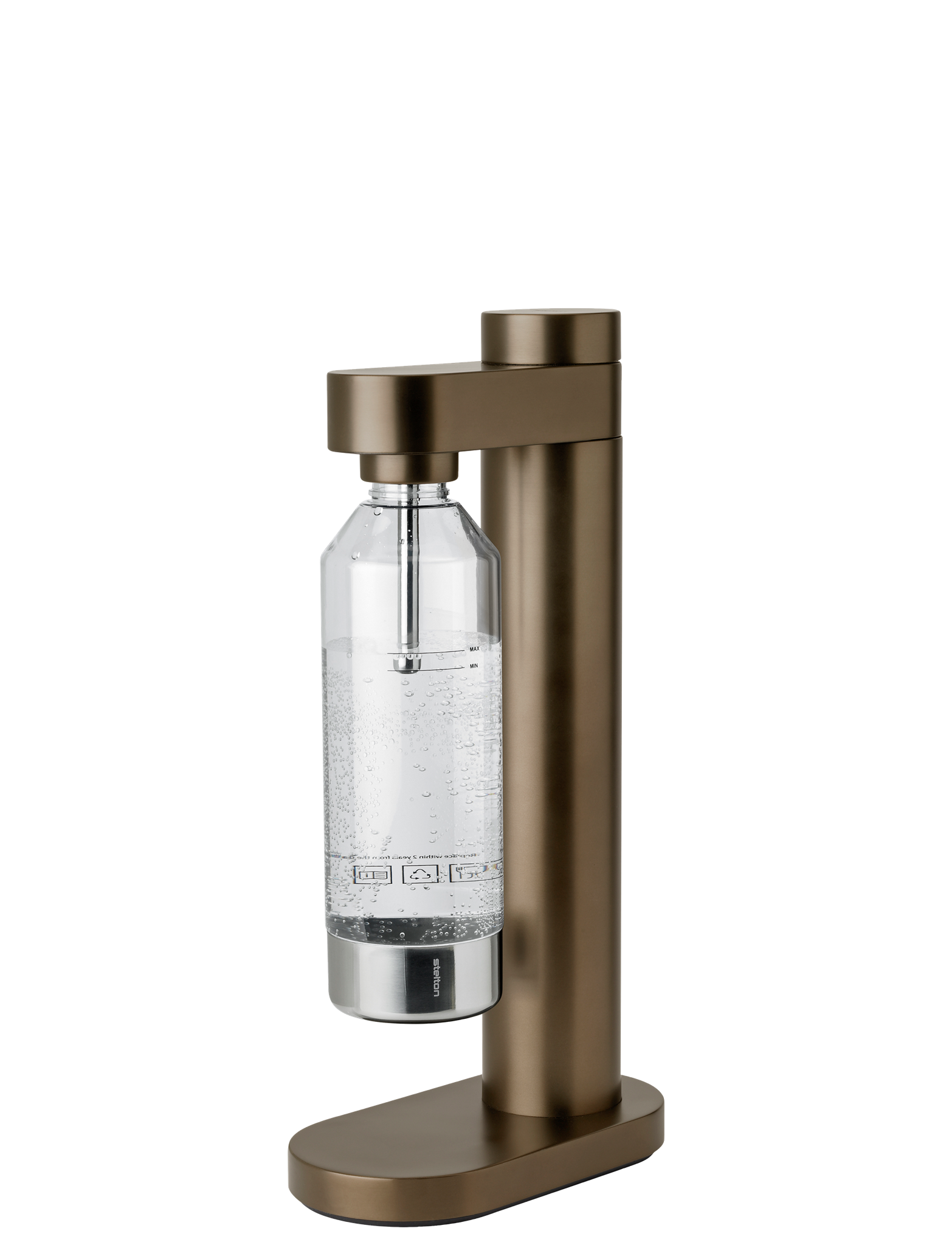 Stelton Brus machine à eau gazeuse inox