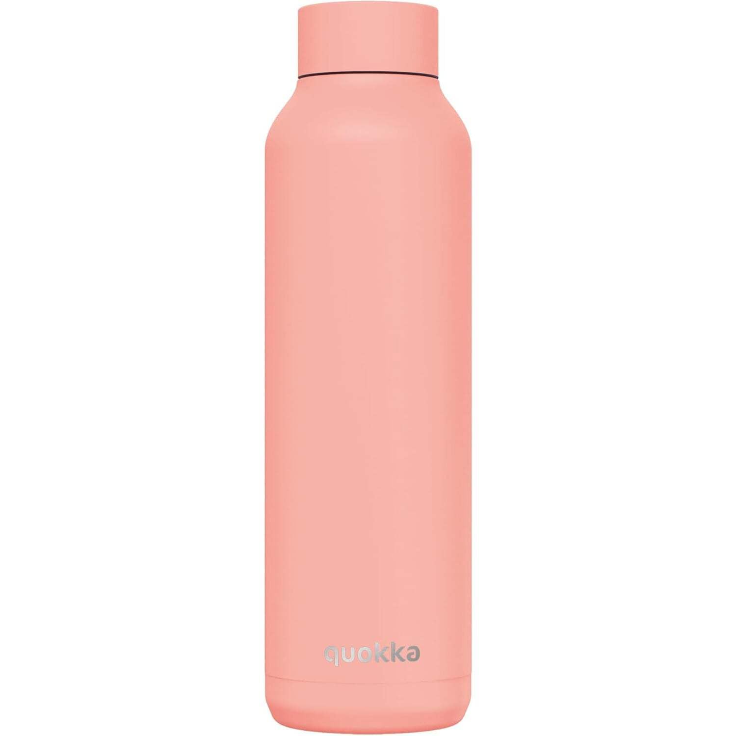 Quokka Solid Pastel Peach bouteille isotherme 630 ml inox