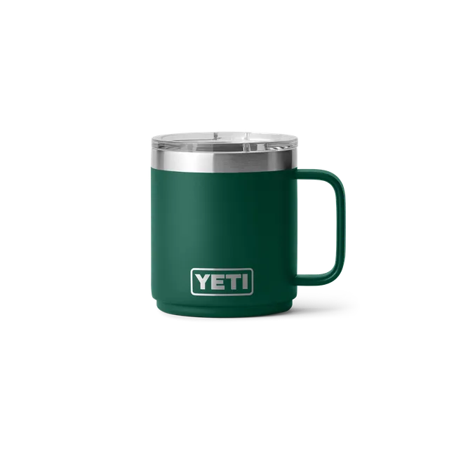 YETI Rambler 10 oz (295 ml) mug isotherme Black Forest Green