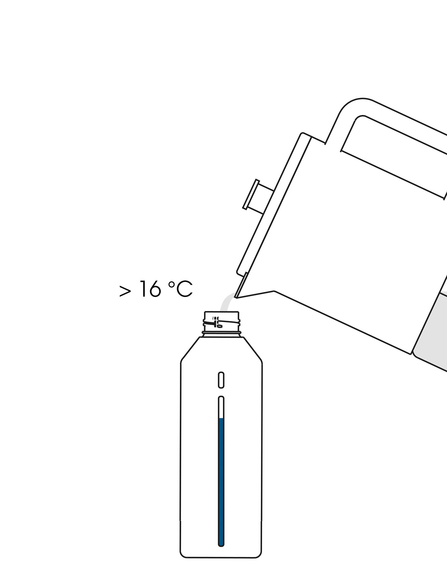 Stelton Brus bouteille gazéifiée inox 1200 ml