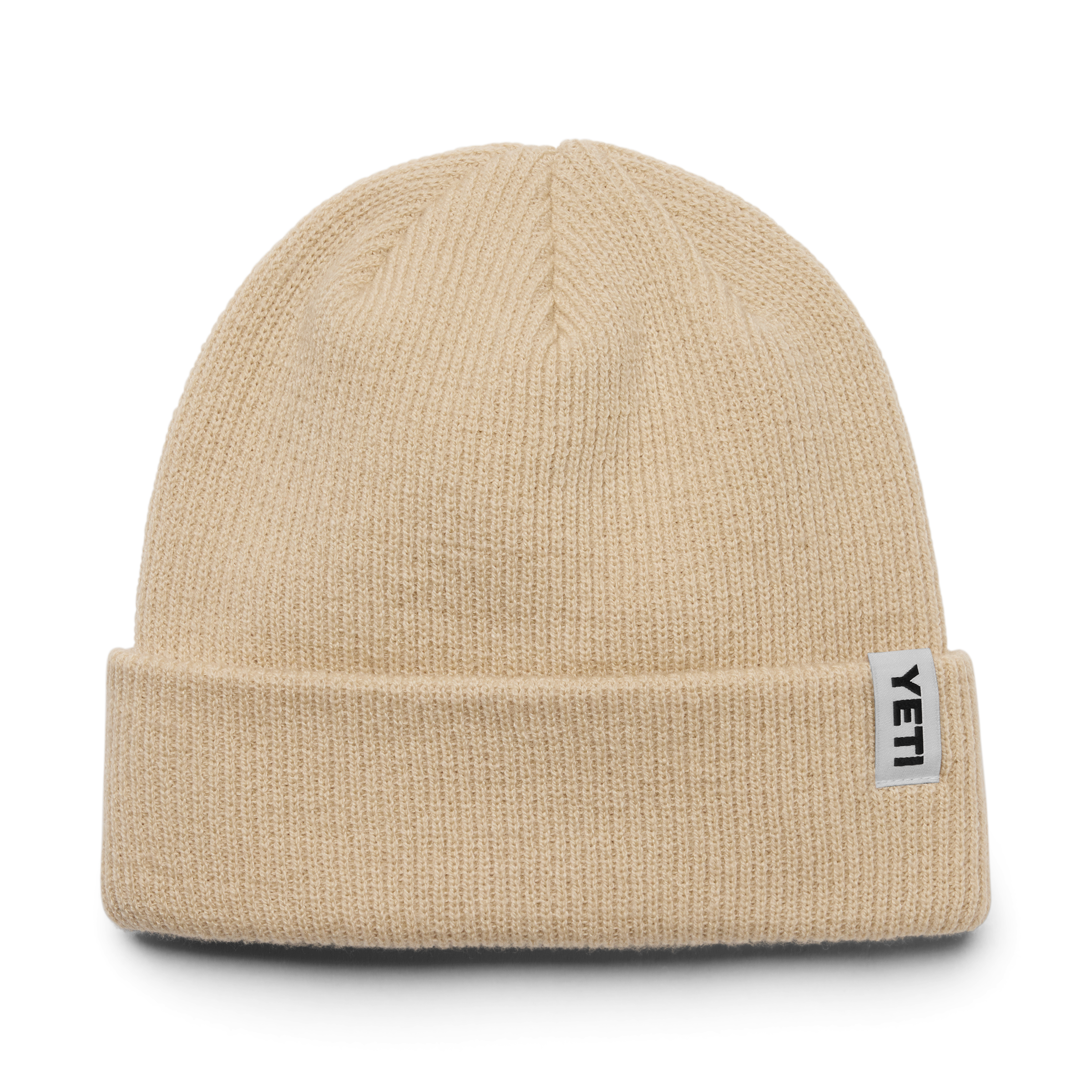 YETI Logo Badge Beanie bonnet chaud Sand