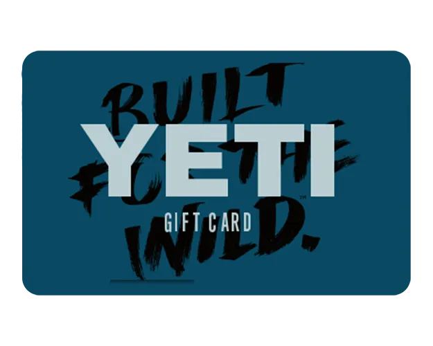 YETI Carte cadeau 50 € envoyée par email