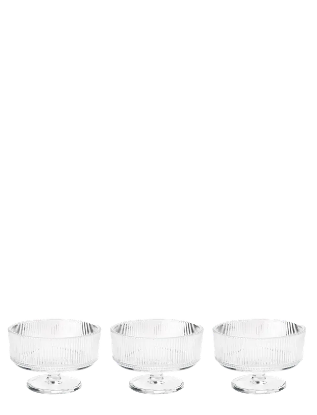 STELTON Pilastro coupe sur pied 11 cm lot 3