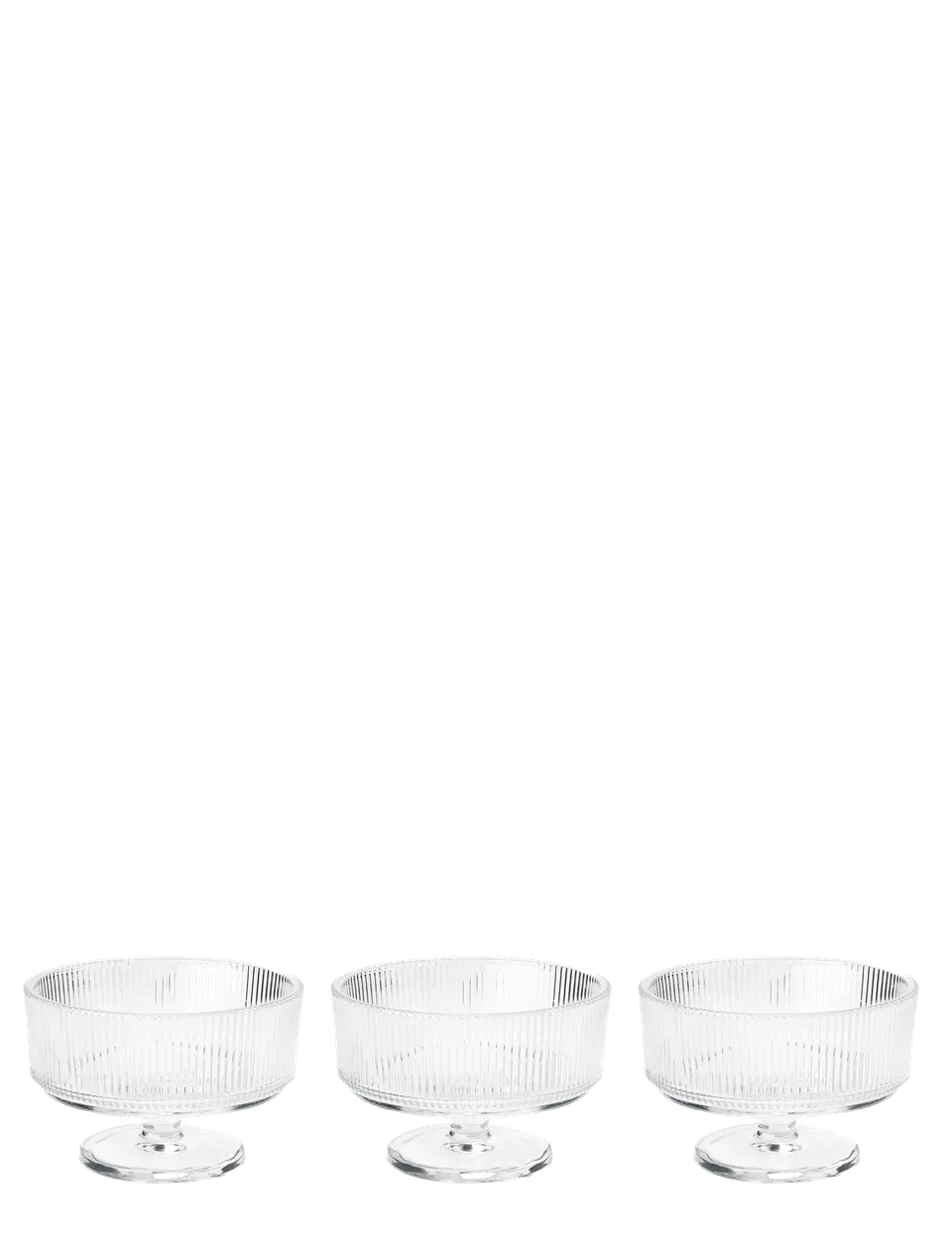 STELTON Pilastro coupe sur pied 11 cm lot 3