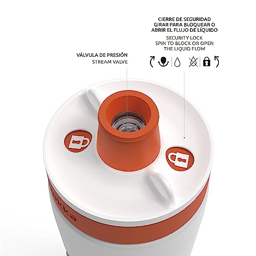 Quokka Sweat White bouteille sport 680 ml pression
