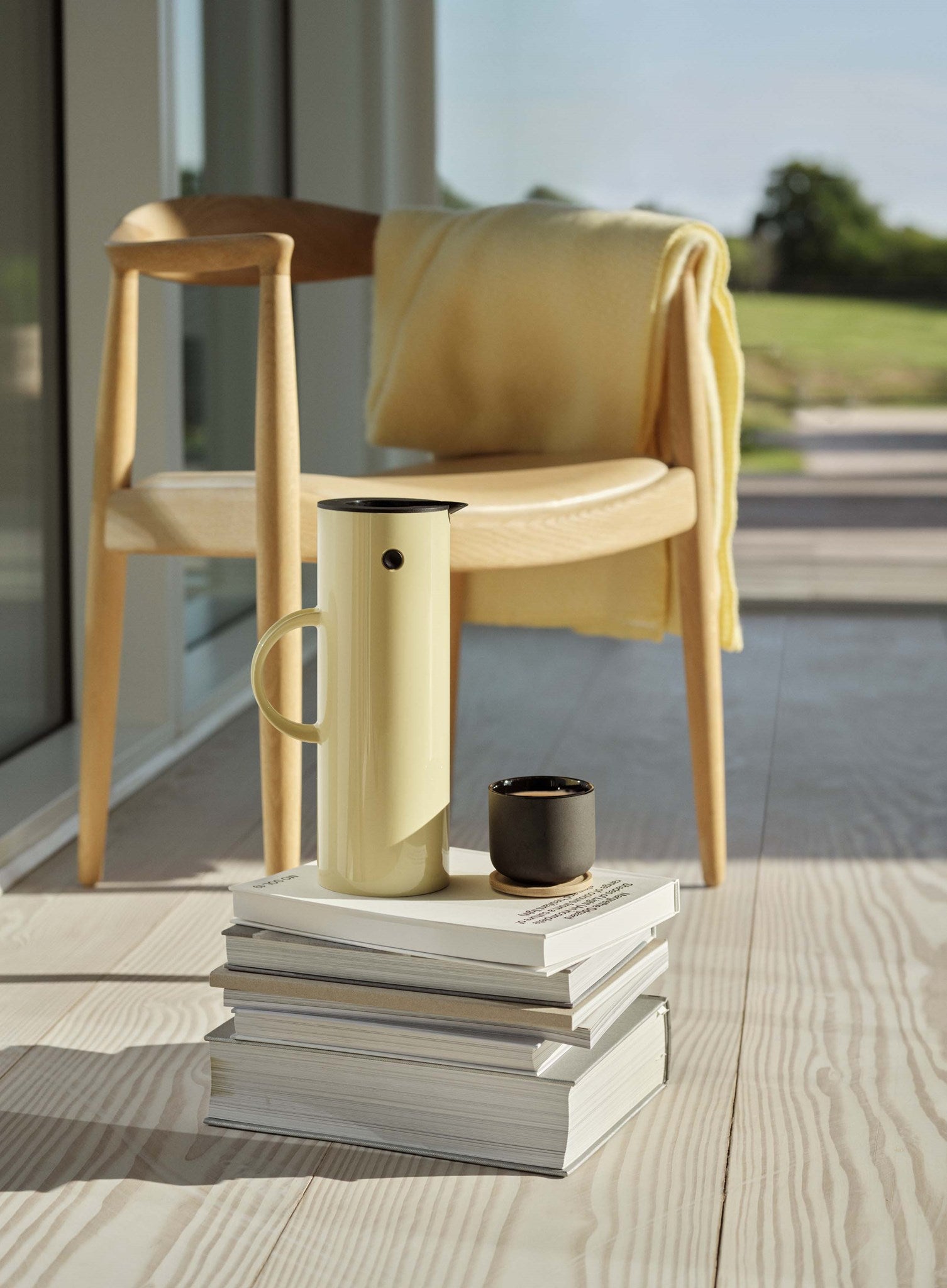 Stelton Theo tasse grès 20 cl + sous-verre