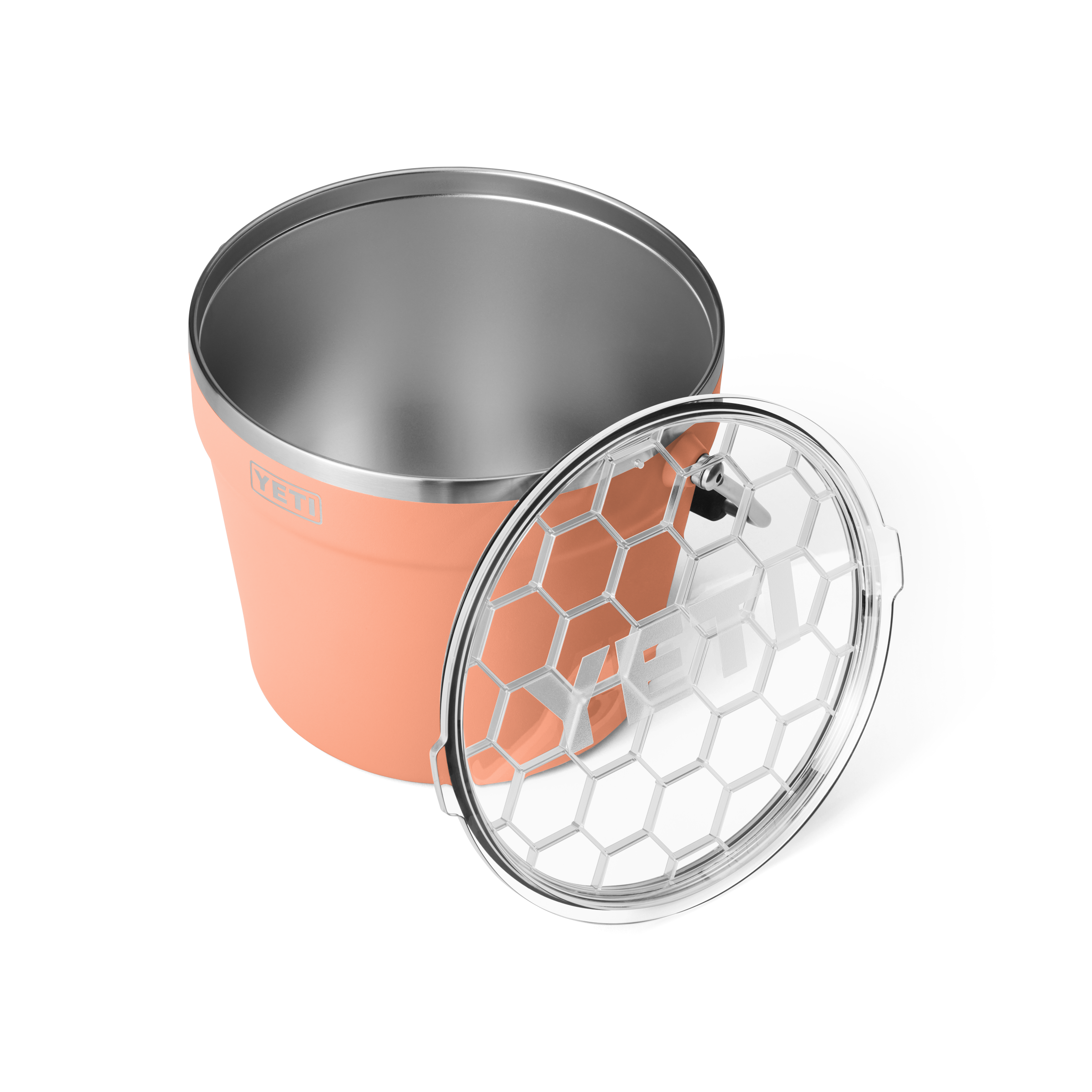YETI Rambler 7,6 L seau à boisson Lowcountry Peach inox