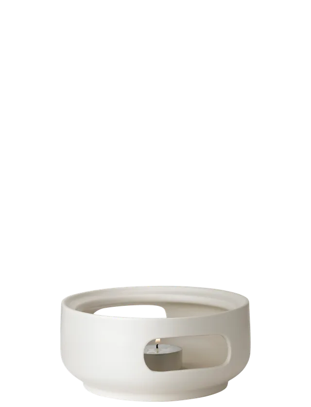 Stelton Theo chauffe-théière grès sable