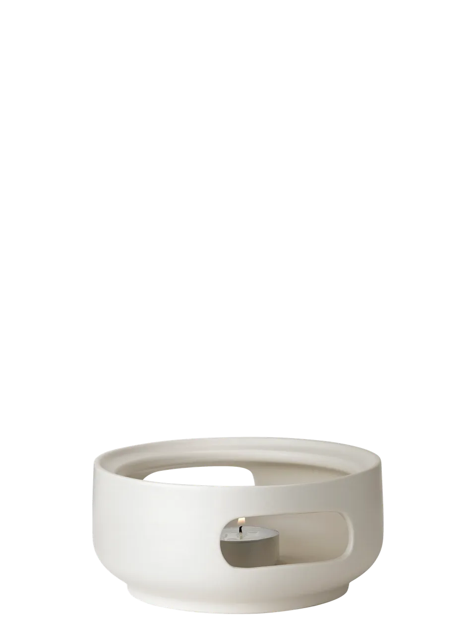 Stelton Theo chauffe-théière grès sable
