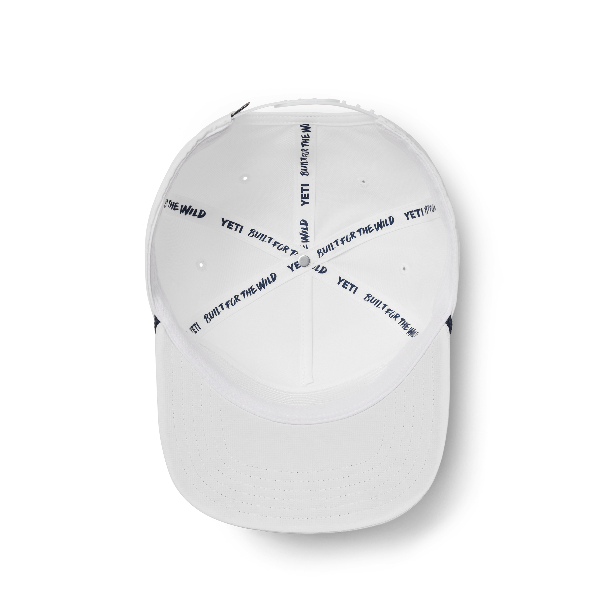 YETI Coolers casquette Flat Brim Rope blanche coton