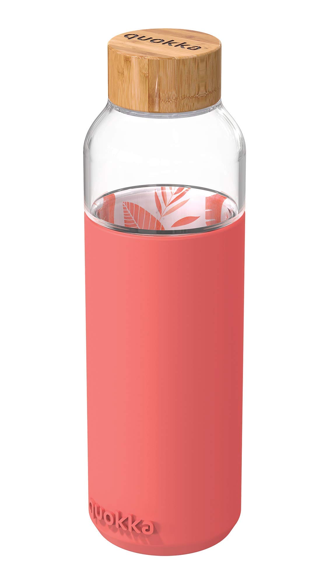 Quokka Flow bouteille verre 660 ml Inner Rose botanique