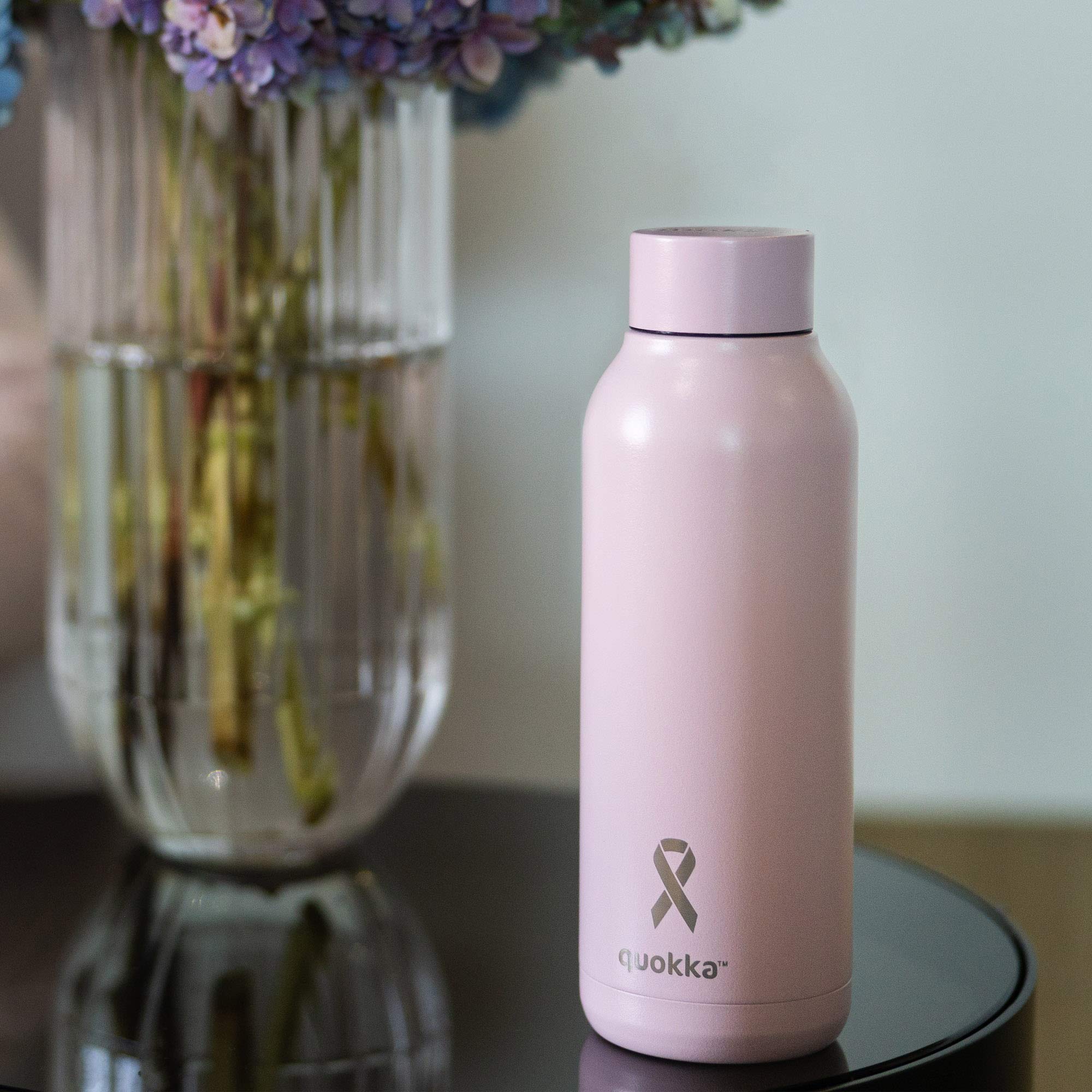 Quokka Solid Rose Quartz gourde isotherme 510 ml