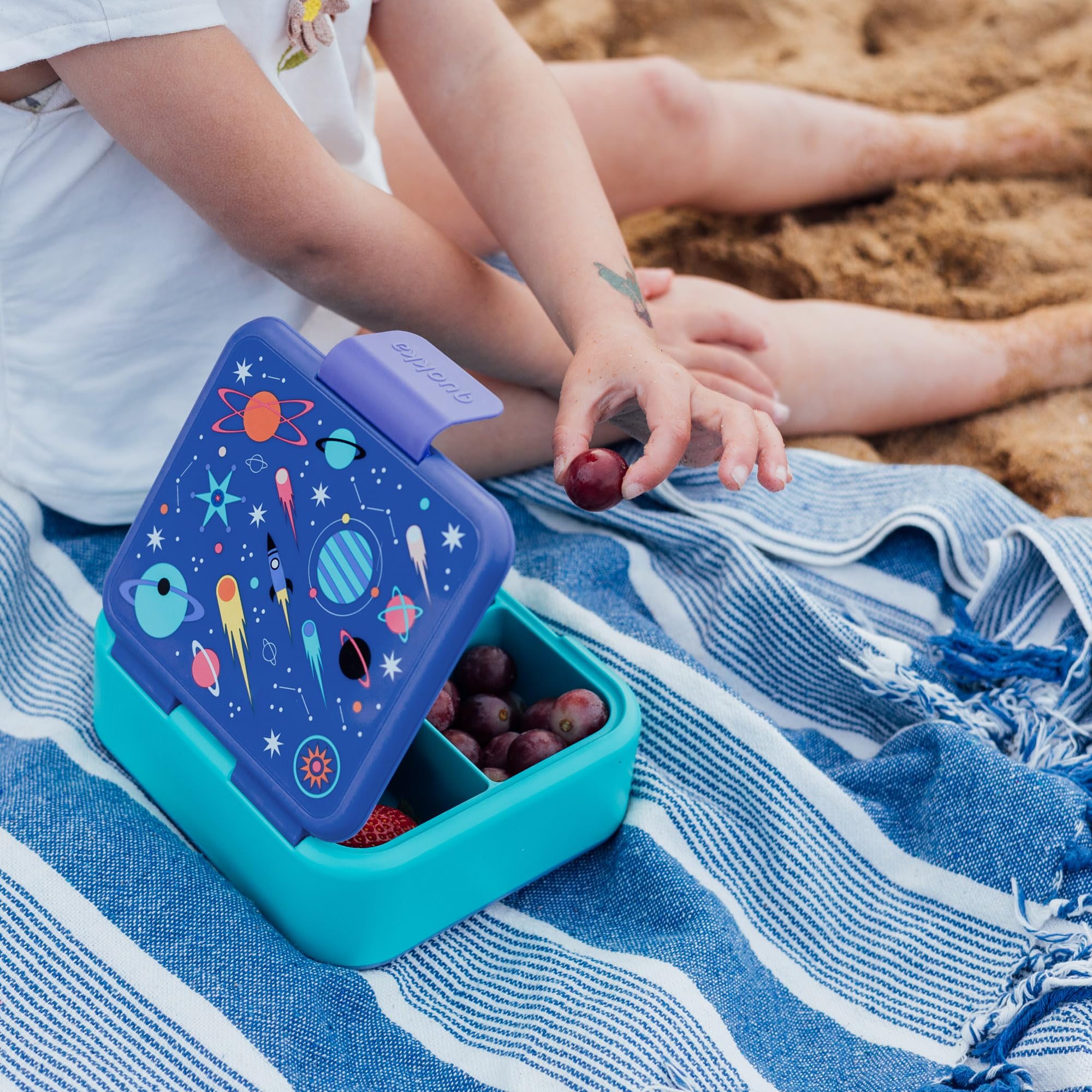 Quokka Twist Kids Space boîte sandwich enfant 3 compartiments