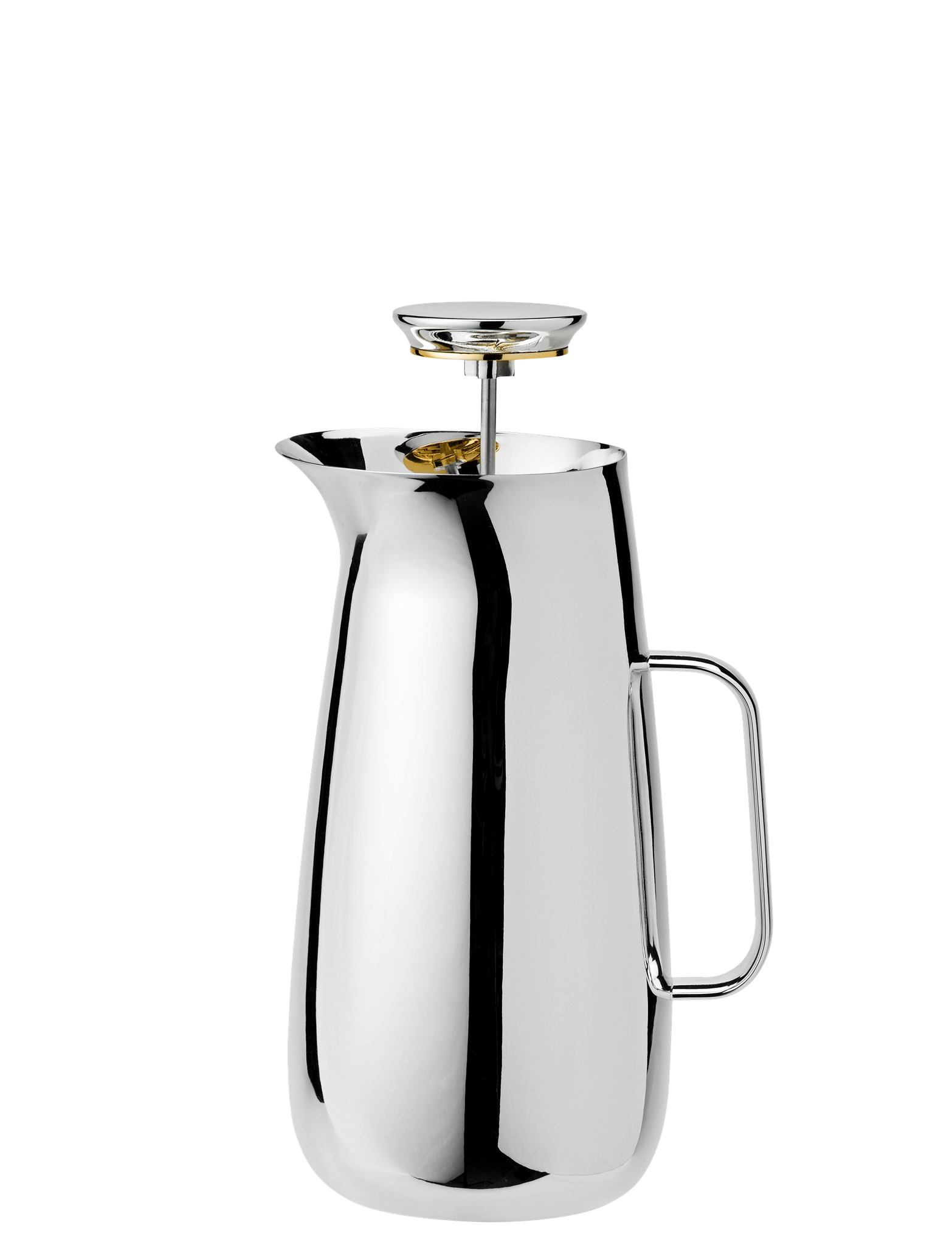 Stelton Norman Foster théière à piston 1 L inox isotherme