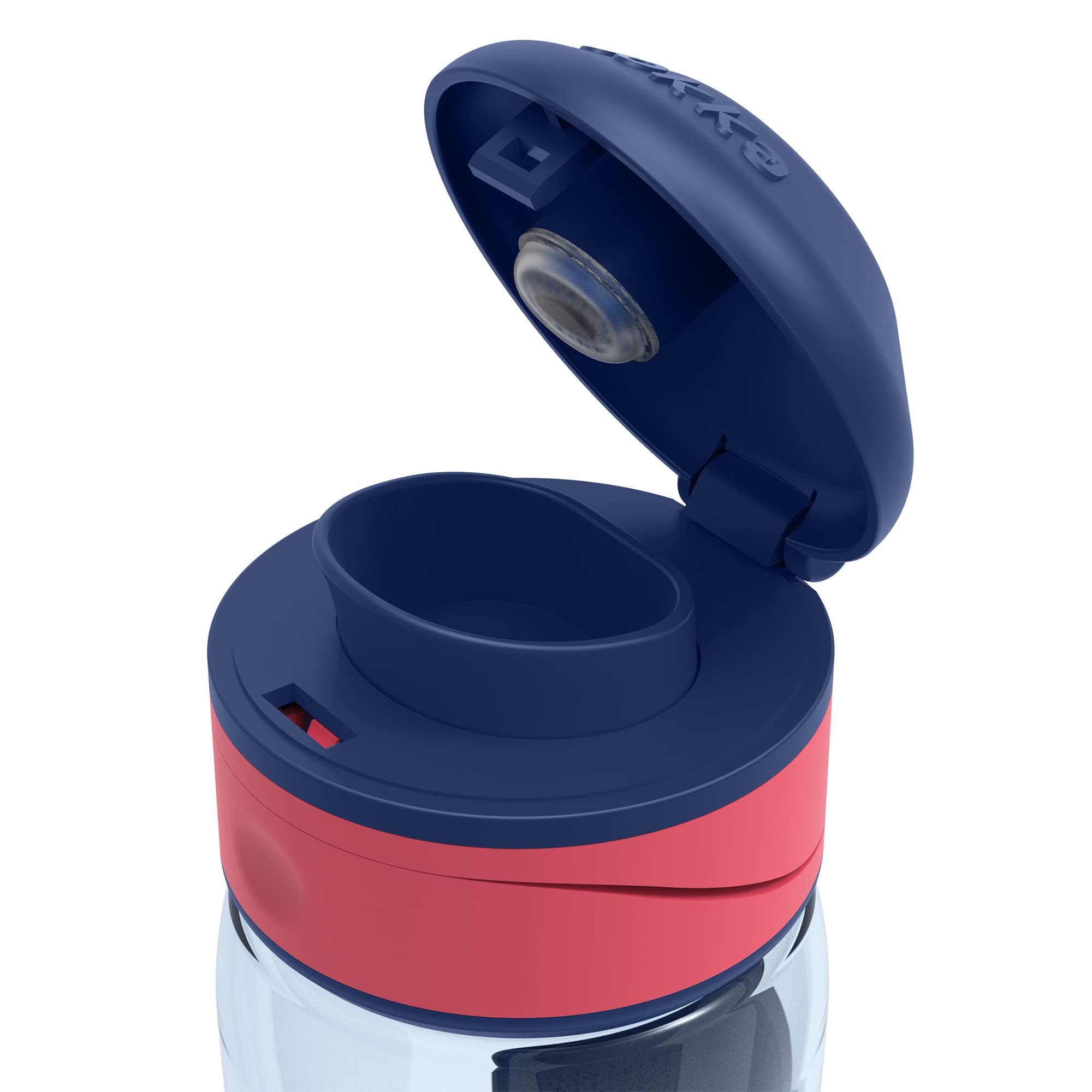 Quokka Splash Indigo bouteille Tritan 730 ml bouton