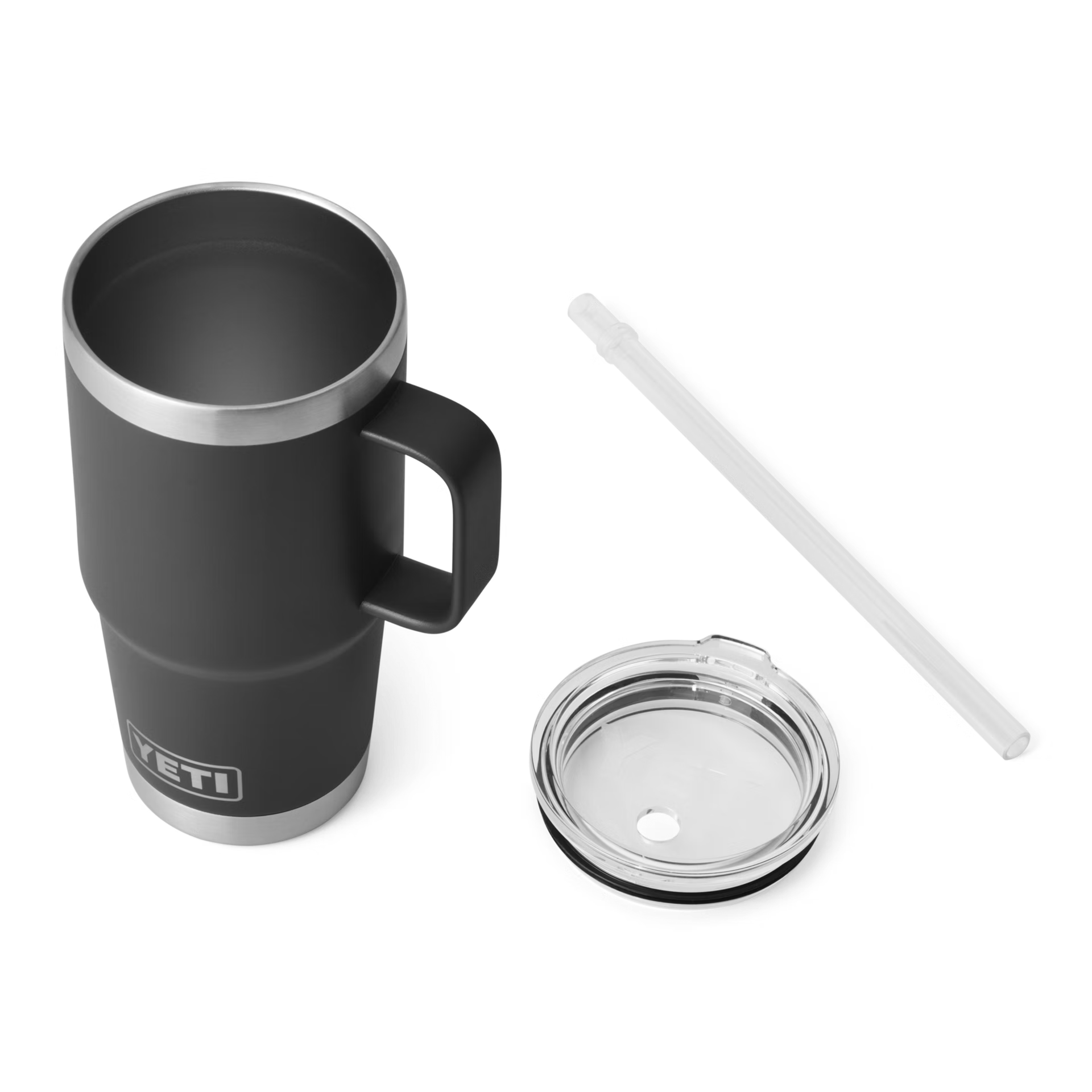 YETI Rambler 25 oz Mug paille isotherme 739 ml Noir