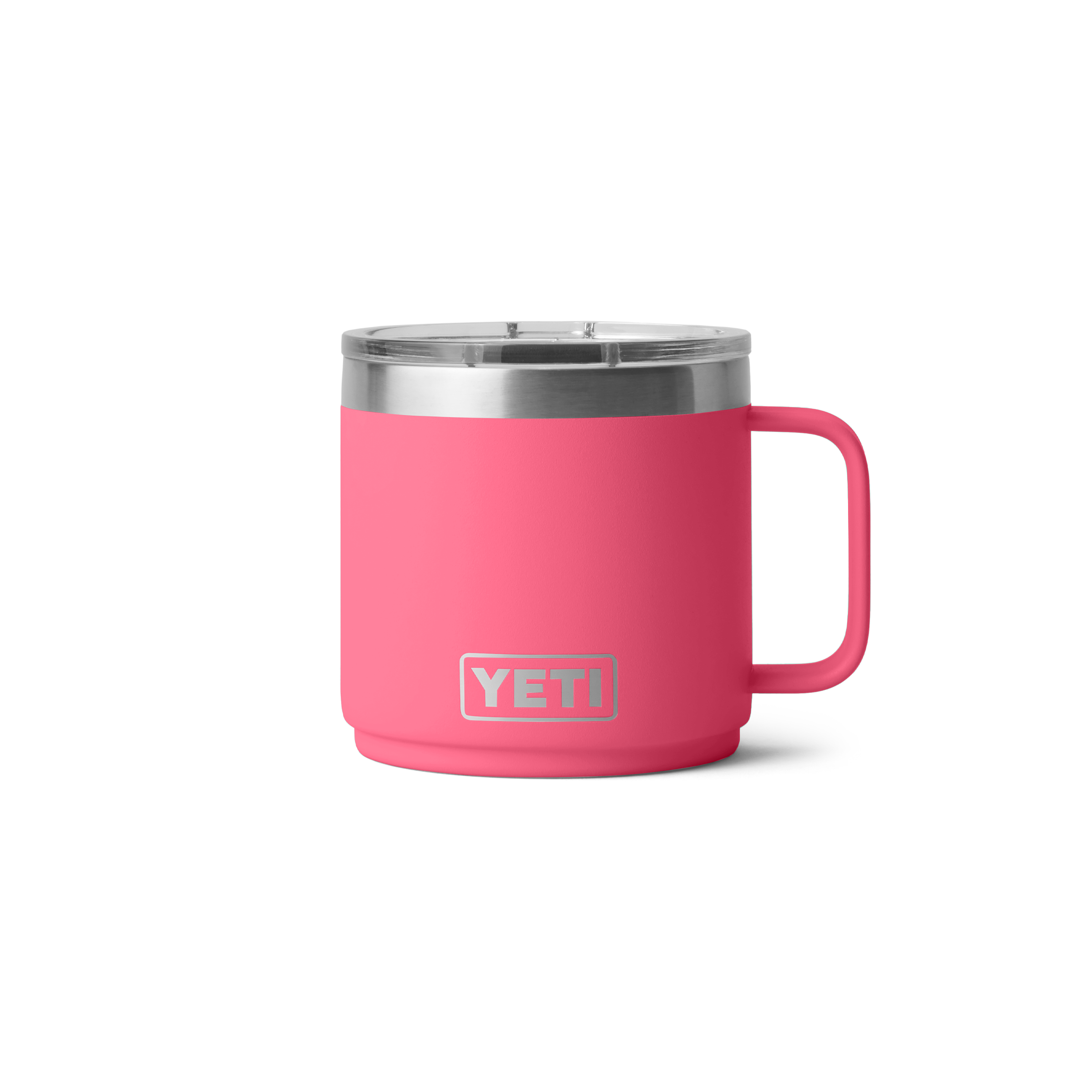 YETI Rambler 14 oz mug isotherme 414 ml Tropical Pink anse