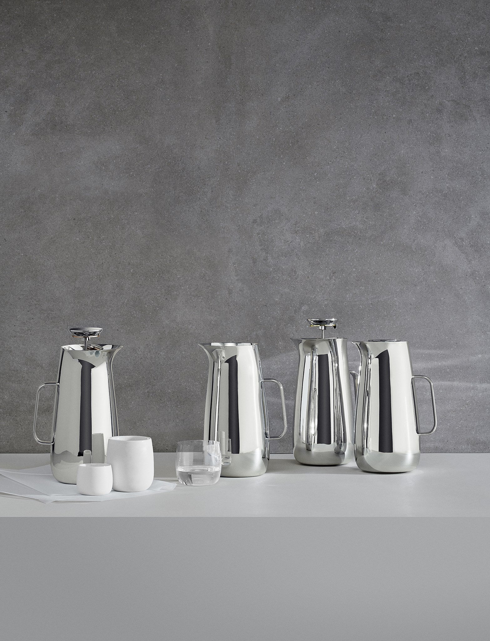 STELTON Norman Foster verre à eau 20 cl lot 2