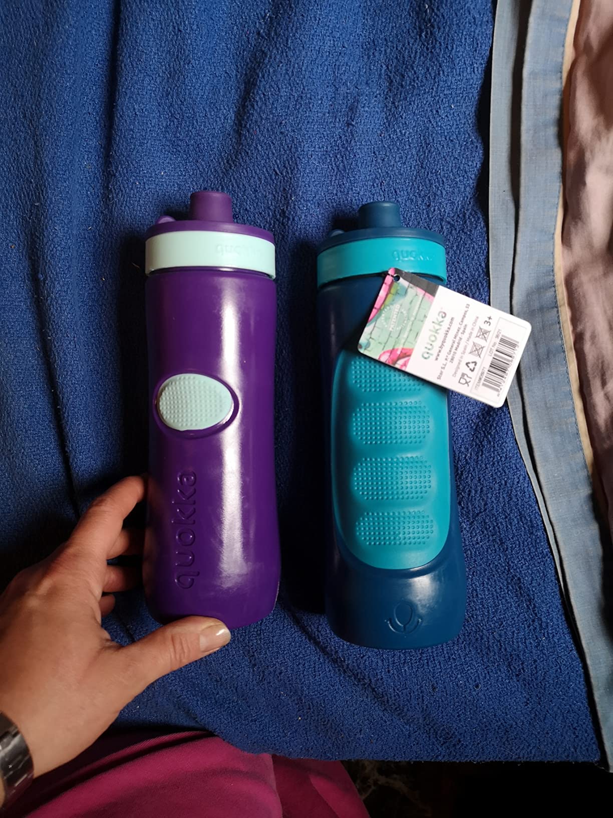 Quokka Sweat Aqua Violet gourde sport 680 ml