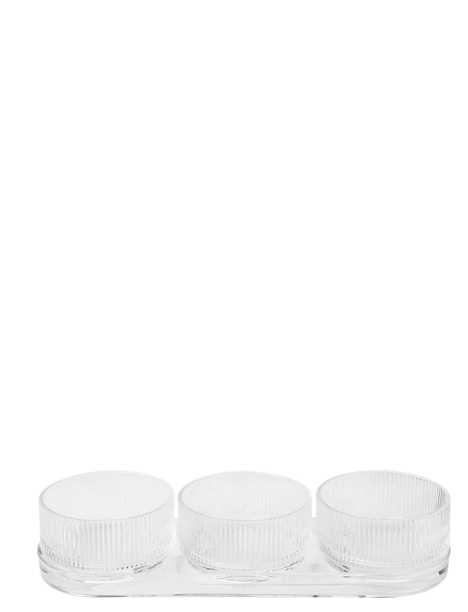 Stelton Pilastro service apéro 3 bols 10 cm + plat