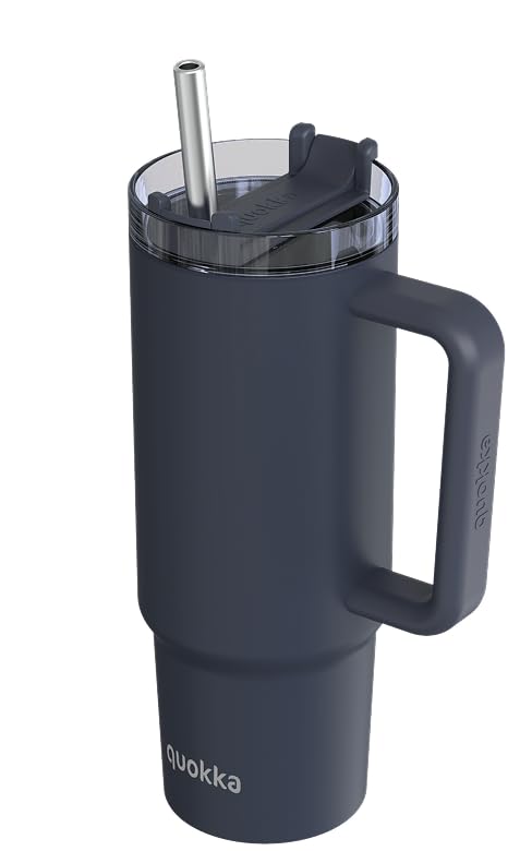 Quokka Stream Noir 950 ml mug isotherme acier