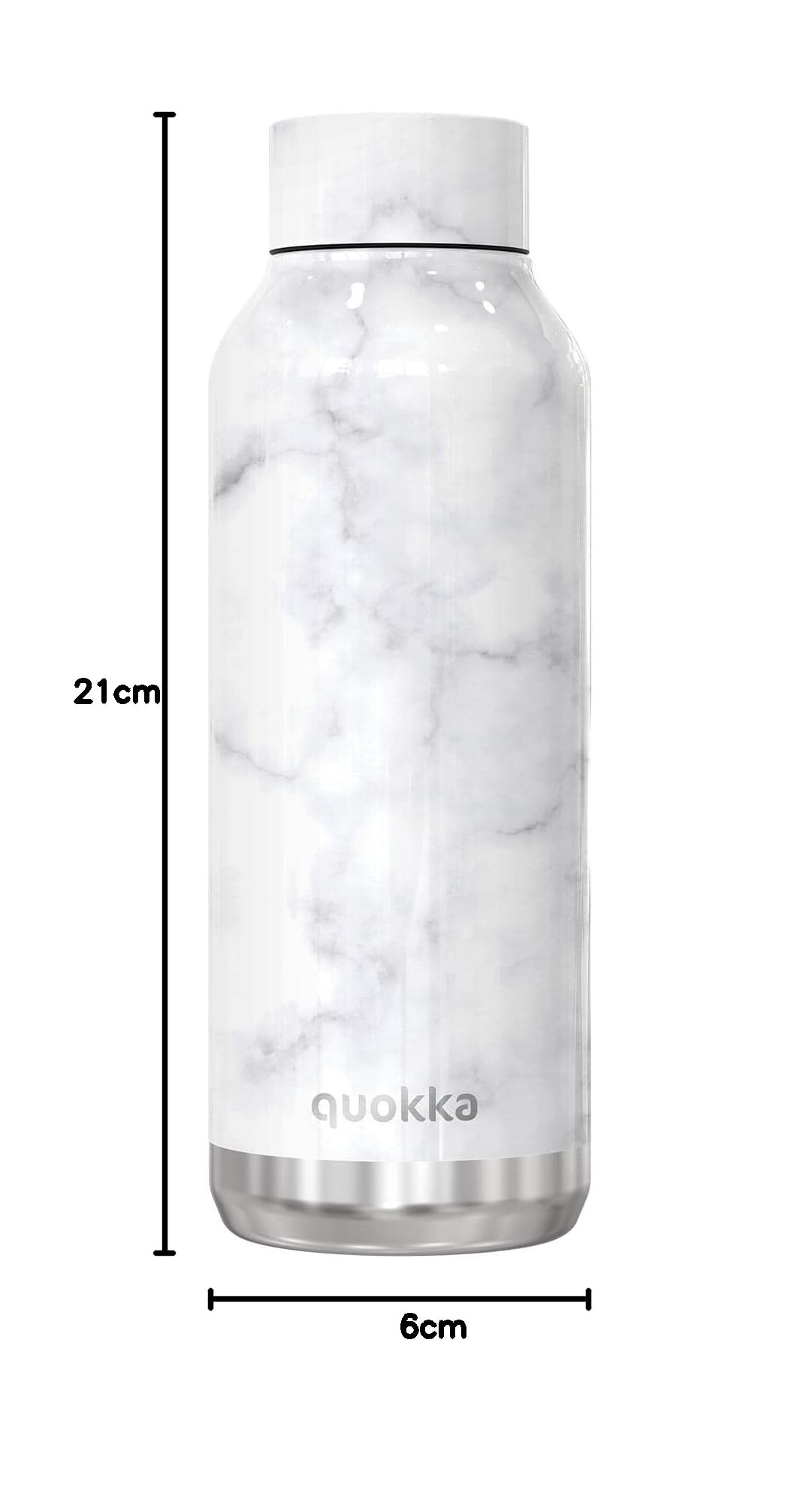 Quokka Solid Marbre bouteille isotherme inox 510 ml