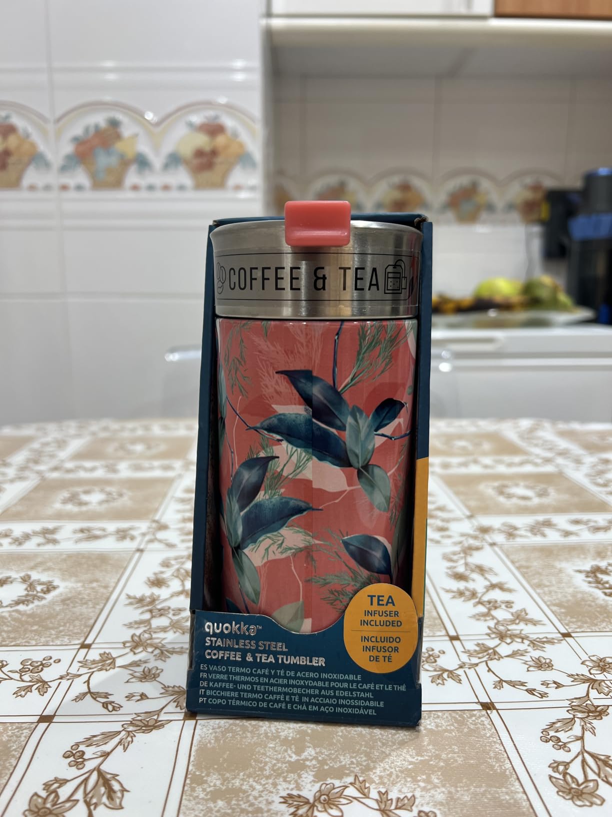 Quokka Boost Bouquet tasse isotherme 400 ml inox