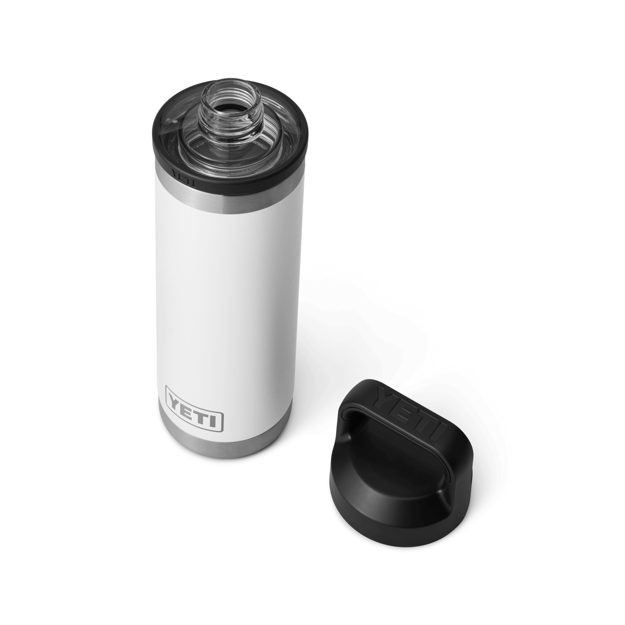 YETI Rambler 18 oz (532 ml) bouteille blanche isotherme inox