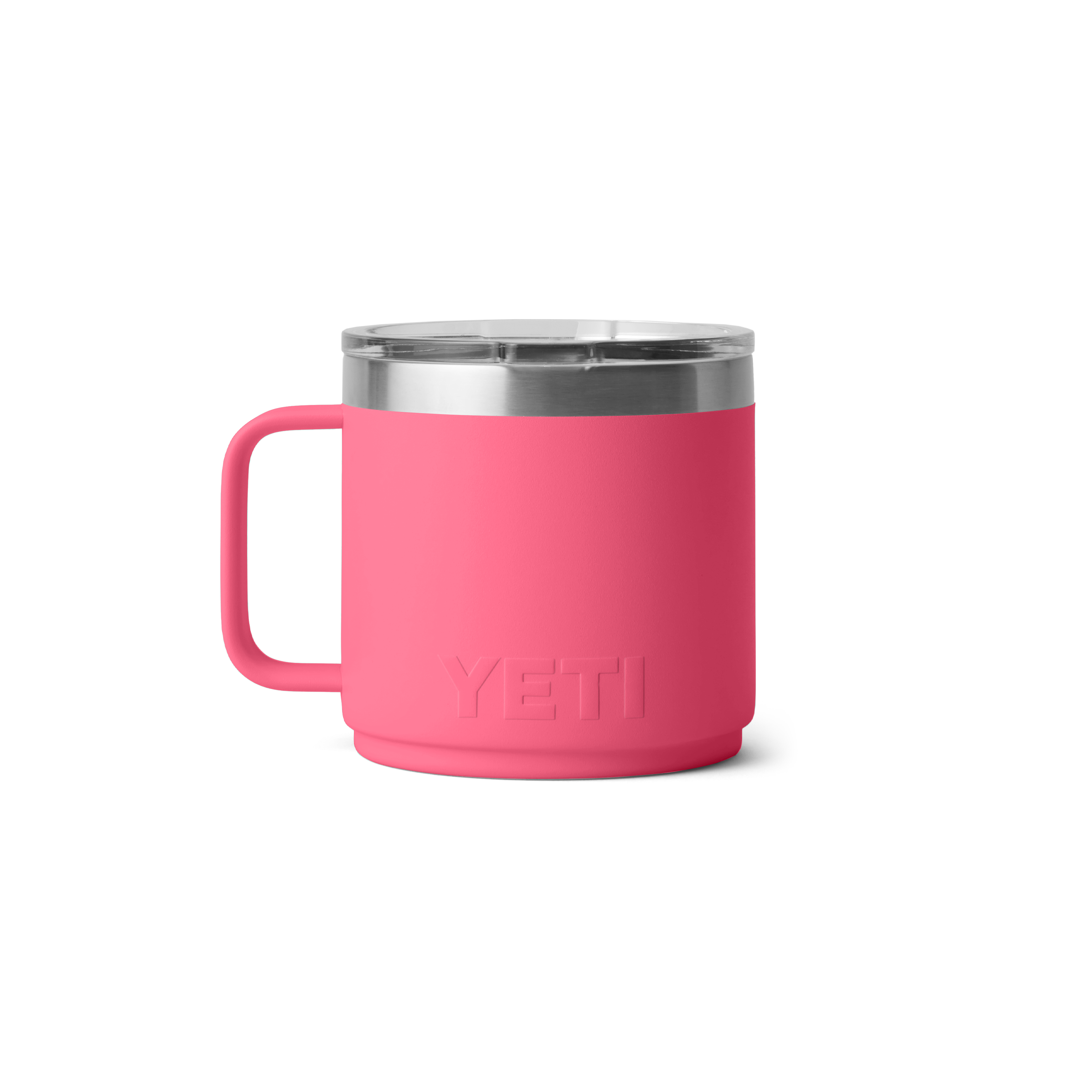 YETI Rambler 14 oz mug isotherme 414 ml Tropical Pink anse