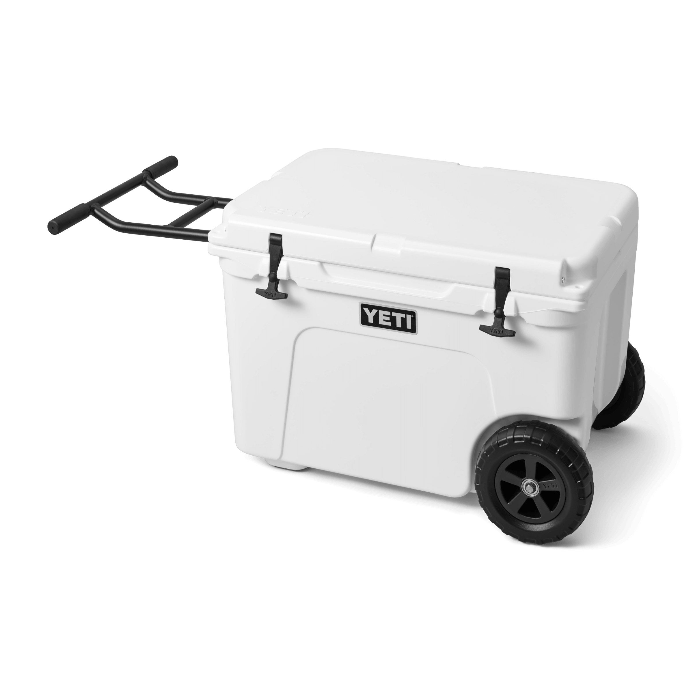 YETI Tundra Haul glacière rigide à roulettes blanche