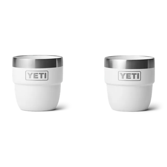 YETI Rambler 4 oz tasses espresso 118 ml blanc lot 2