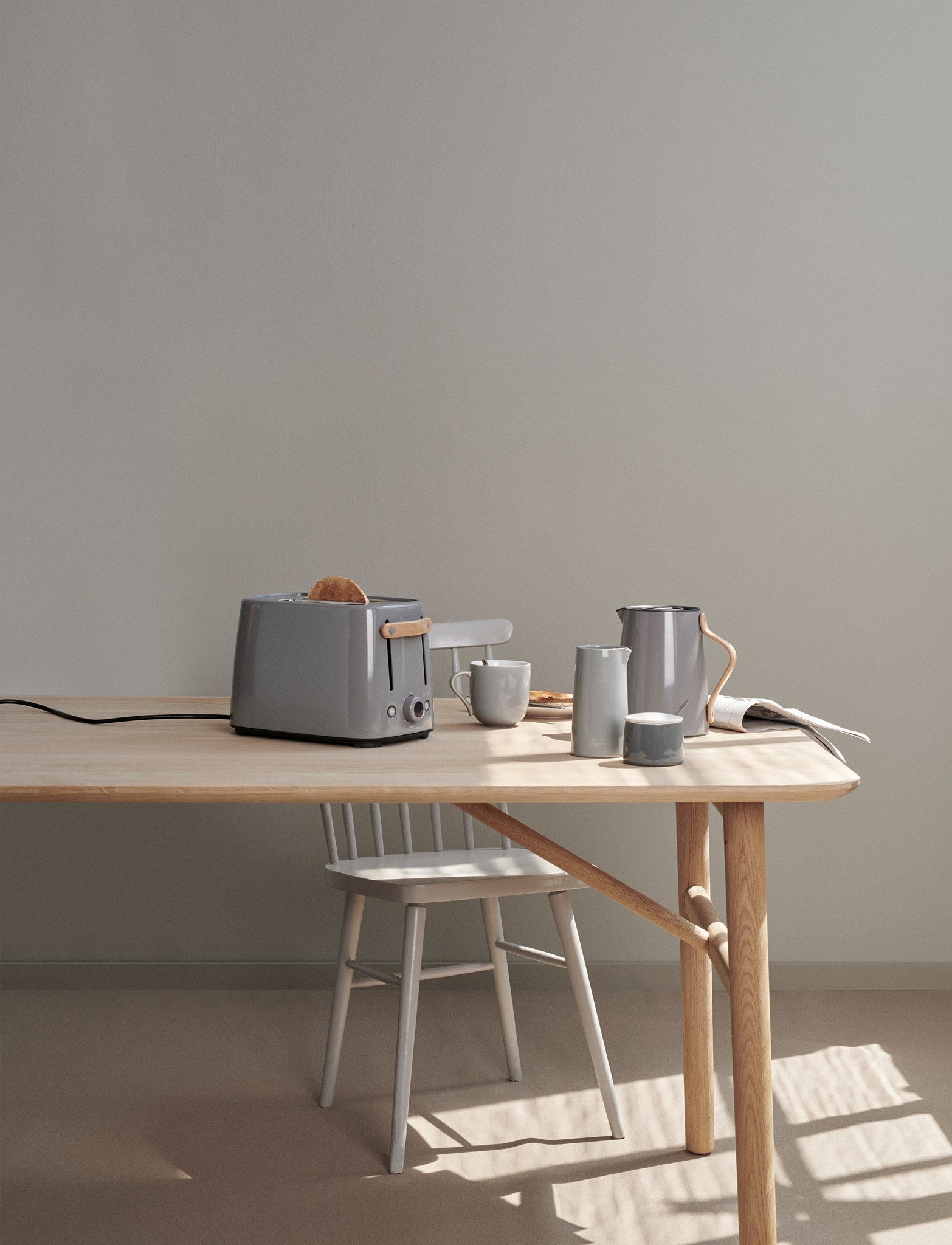 Stelton Emma grille-pain gris dégivrage