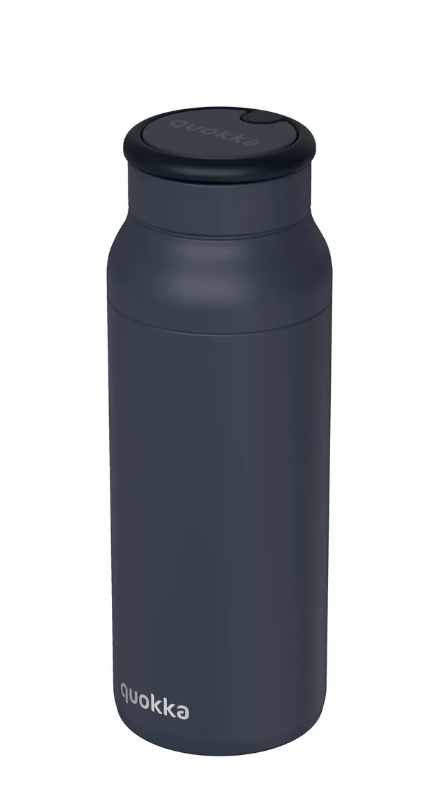 Quokka Echo Bouteille isotherme 690 ml Noir poignée
