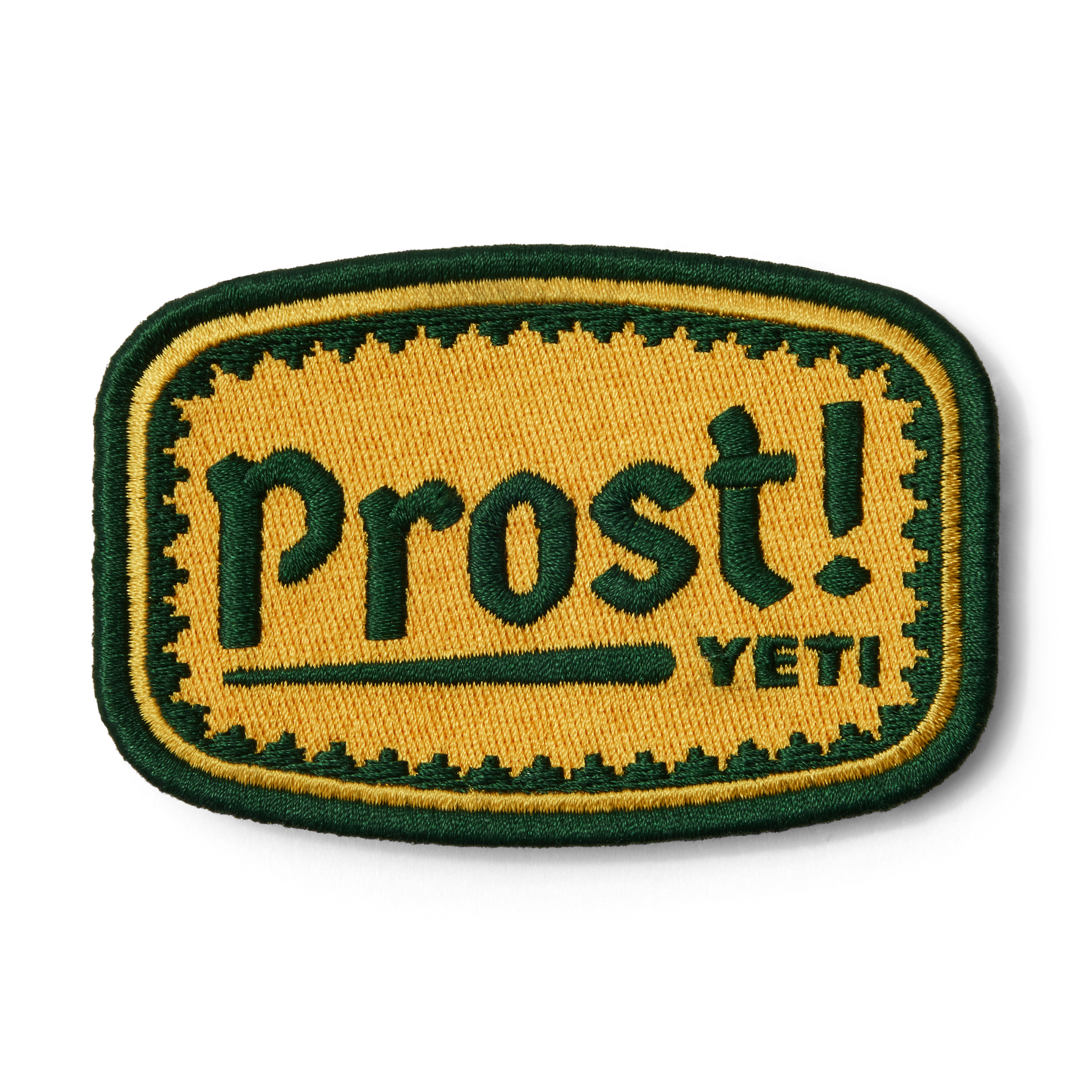 YETI Prost Patch jaune 6x9 cm pour sac