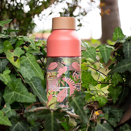 Quokka Ice bouteille Tritan Botanique Rose 570 ml