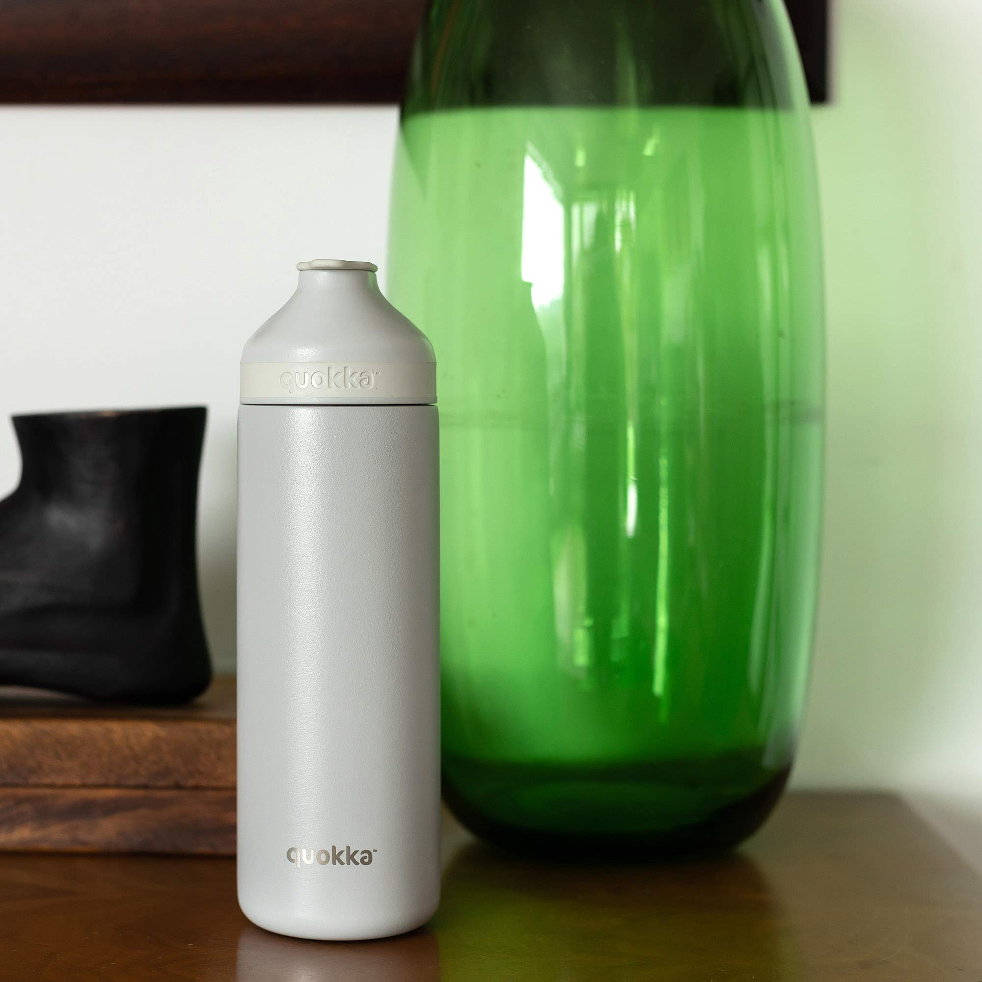 Quokka Mineral Steel Mode Lumière 430 ml bouteille isotherme