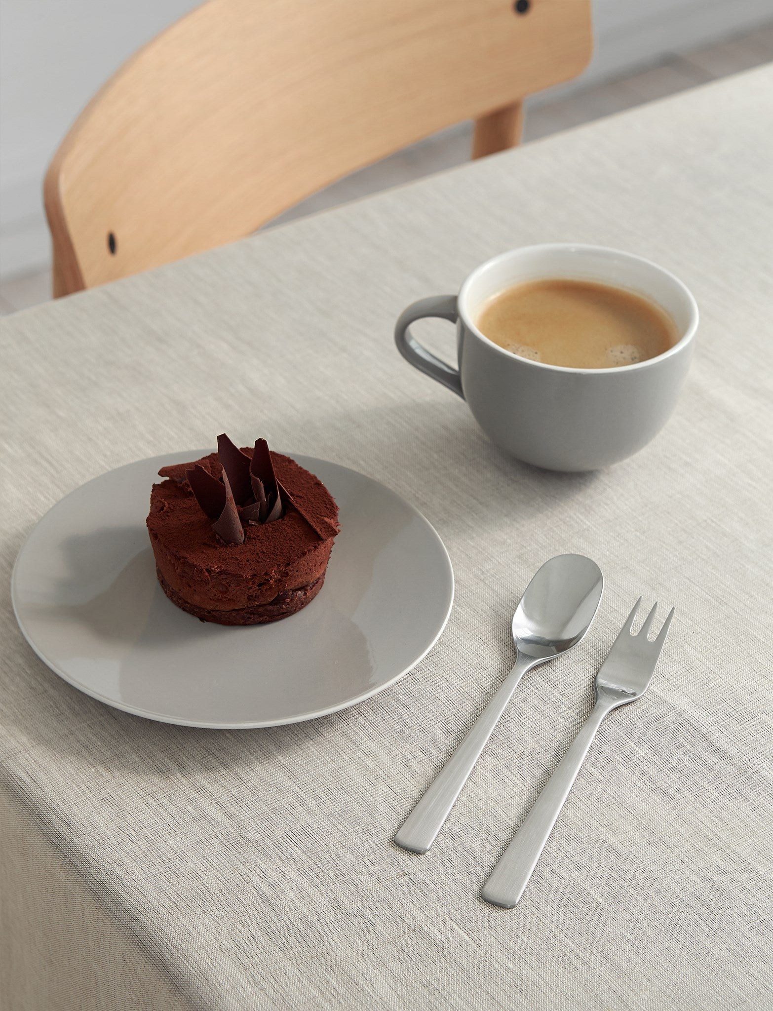 Stelton Tiki fourchette dessert inox