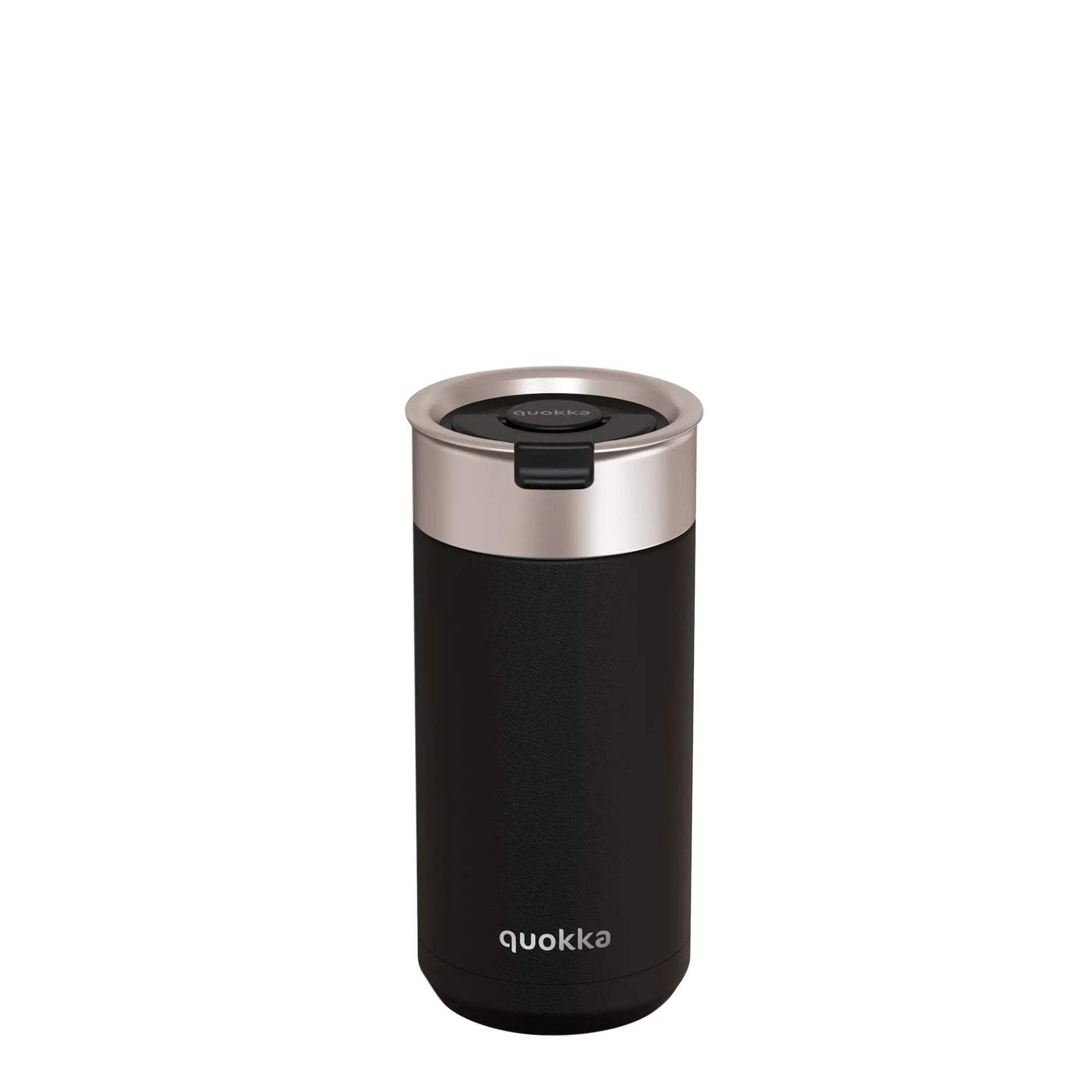 Quokka Boost Carbon Black mug isotherme 400 ml café