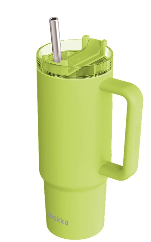QUOKKA STREAM tasse isotherme apple green 950 ml inox