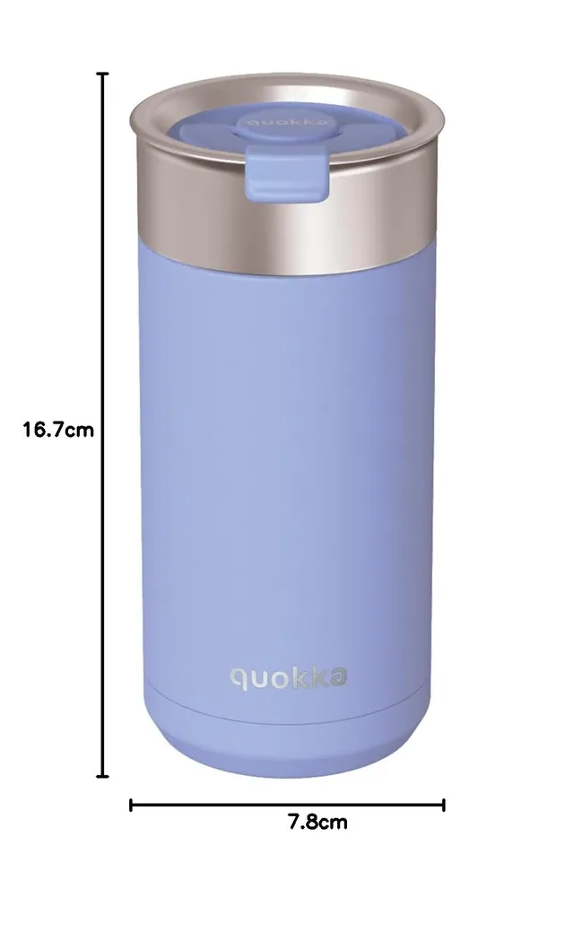 Quokka Boost Denim Blue gobelet isotherme 400 ml inox