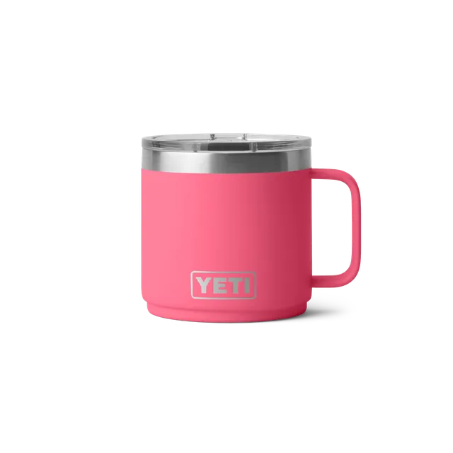 YETI Rambler 14 oz mug isotherme 414 ml Tropical Pink anse