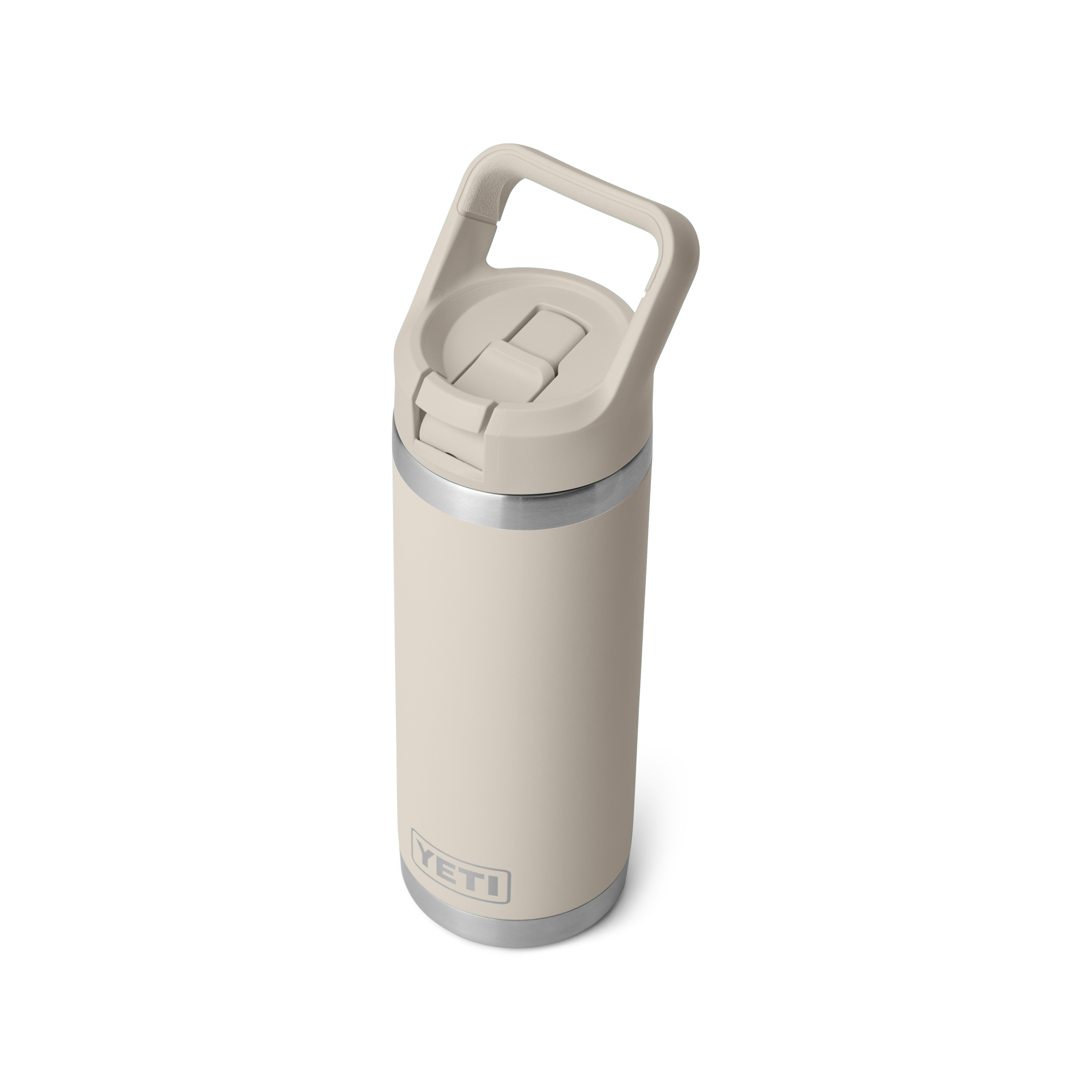 YETI Rambler Bouteille Isotherme 532 mL Taupe Inox