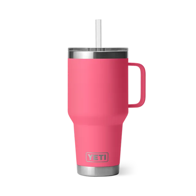 YETI Rambler 35 oz mug paille isotherme 1 L Tropical Pink