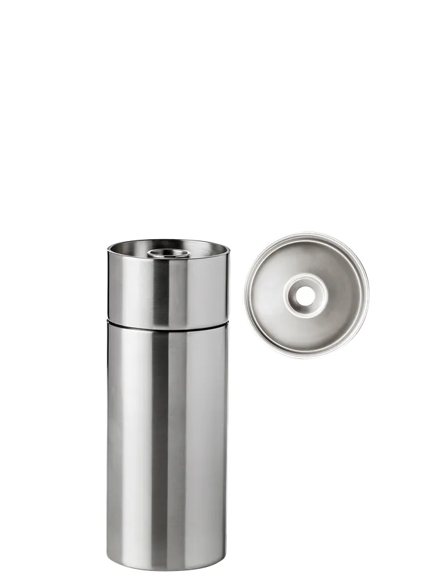 Stelton Cylinda moulin à sel inox Arne Jacobsen