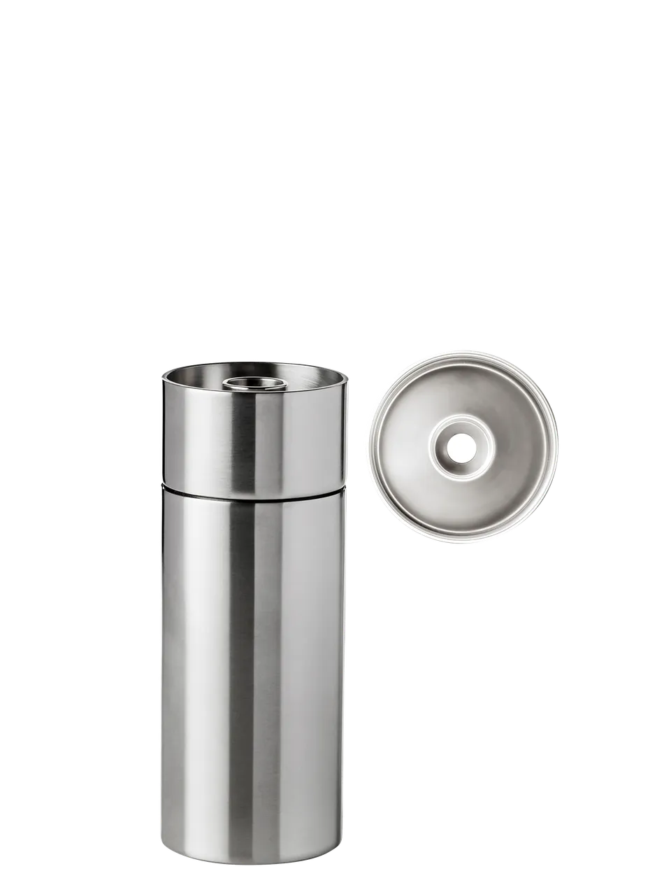 Stelton Cylinda moulin à sel inox Arne Jacobsen