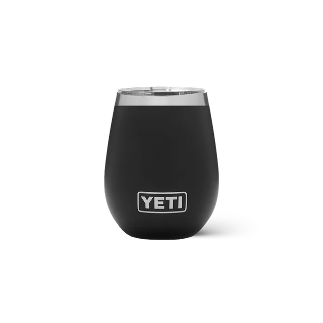 YETI Rambler 10 oz (295 ml) verre à vin isotherme noir