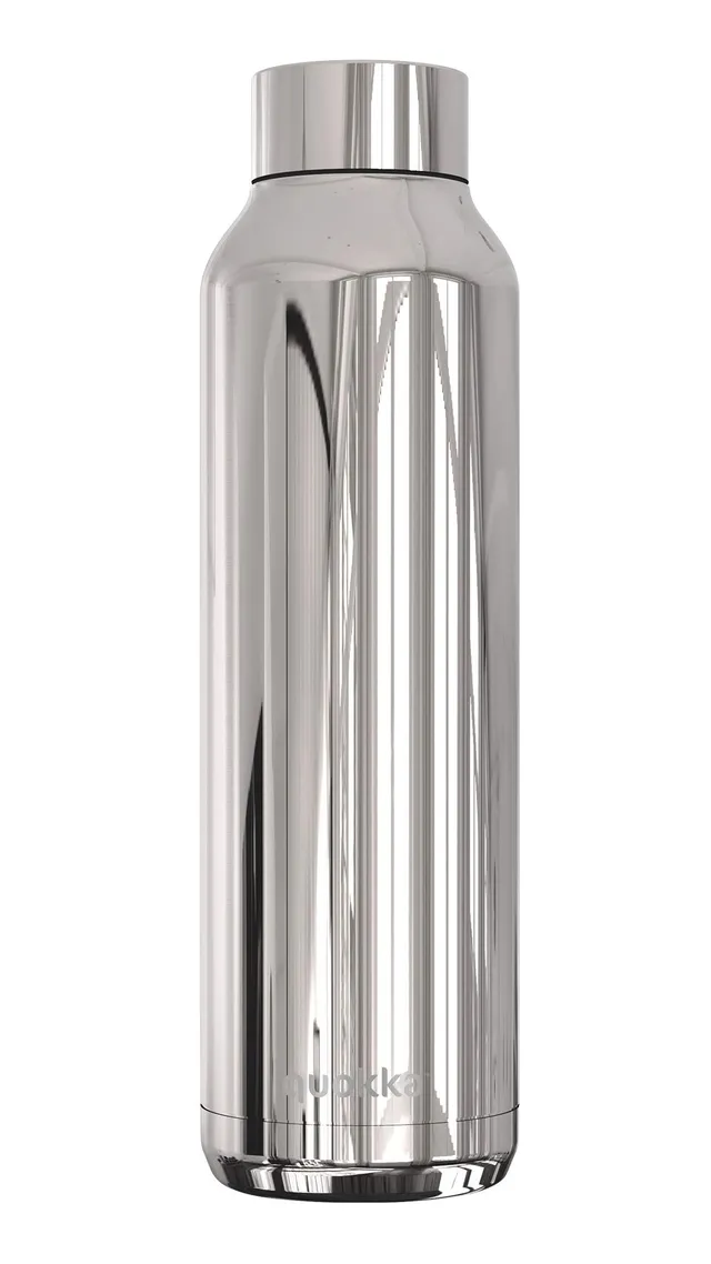 Quokka Solid Sleek Silver bouteille isotherme 630 ml