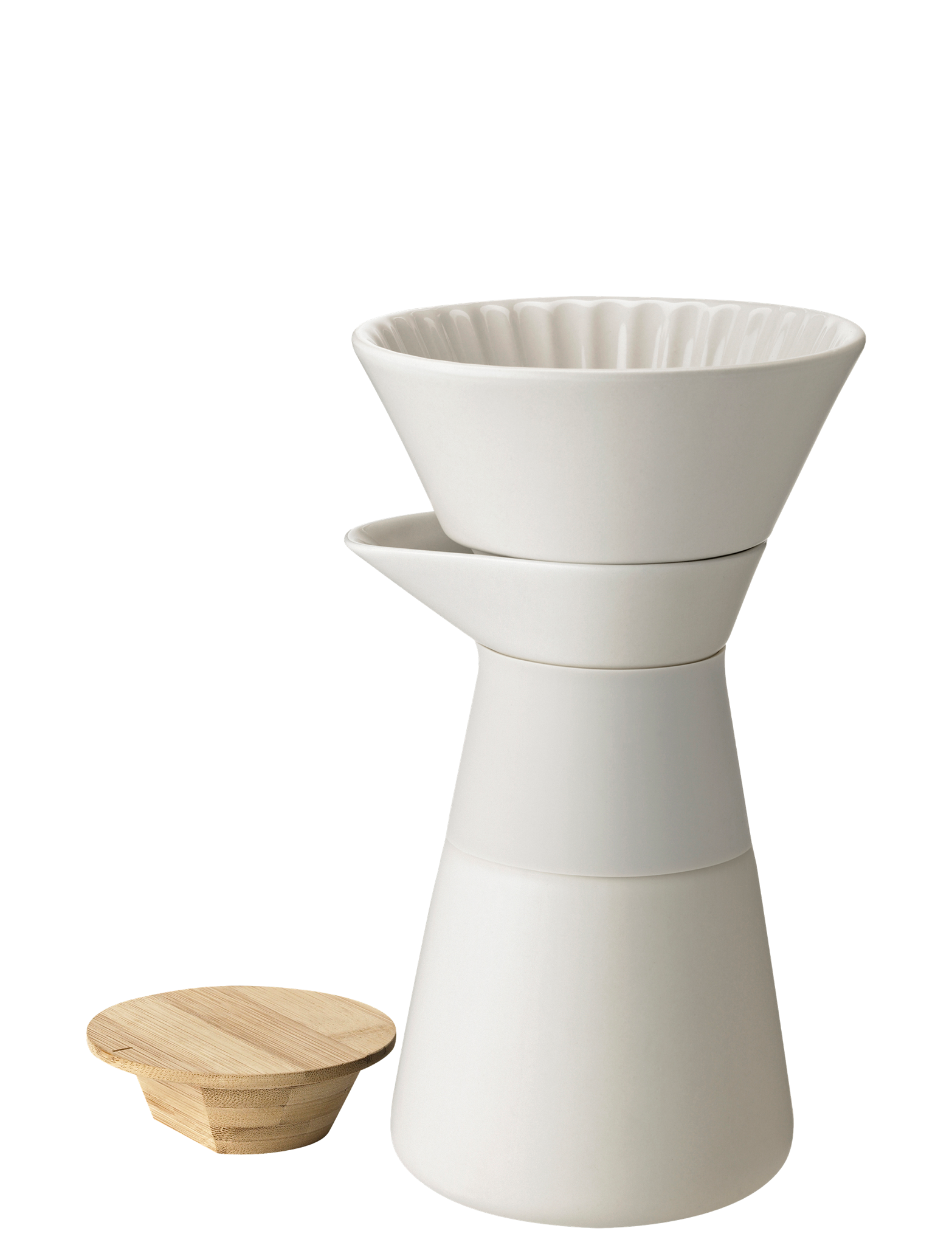 Stelton Theo cafetière filtre 0,6 L noir grès bambou
