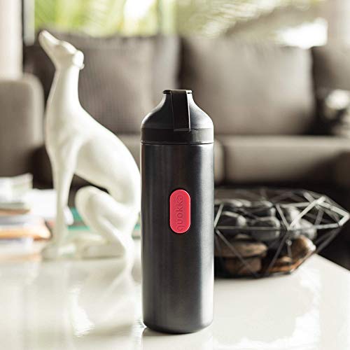 Quokka Mineral Steel Pink Fluorite bouteille isotherme 430 ml