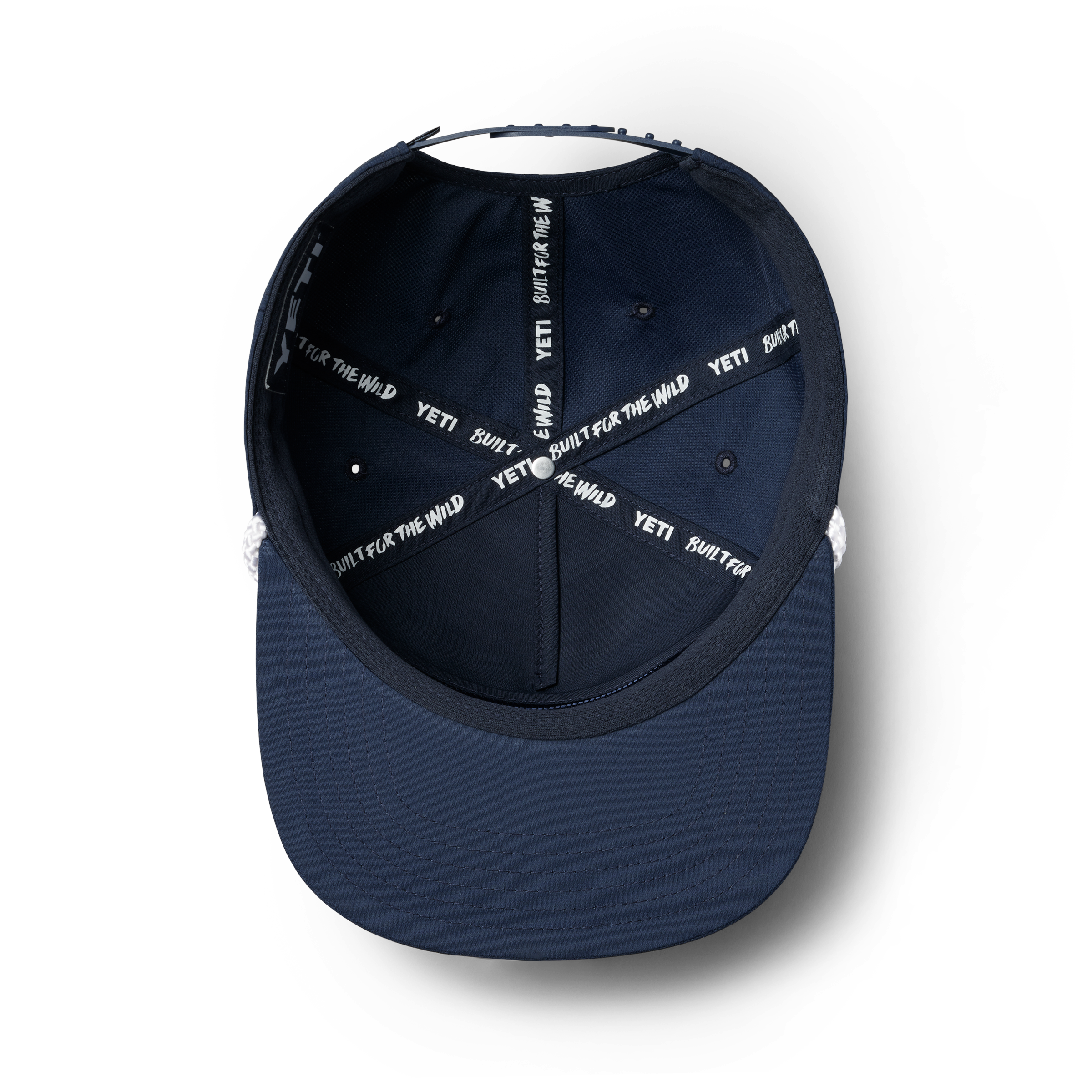 YETI Coolers Flat Brim Rope casquette navy